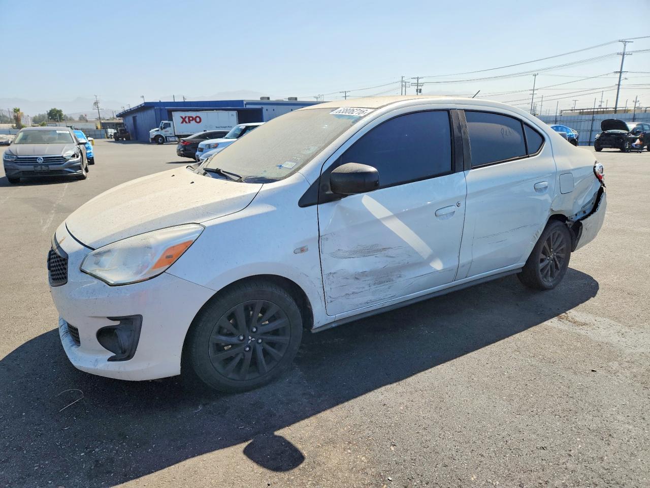 2020 Mitsubishi Mirage SE, VIN ML32F4FJ2LHF02440 — Side