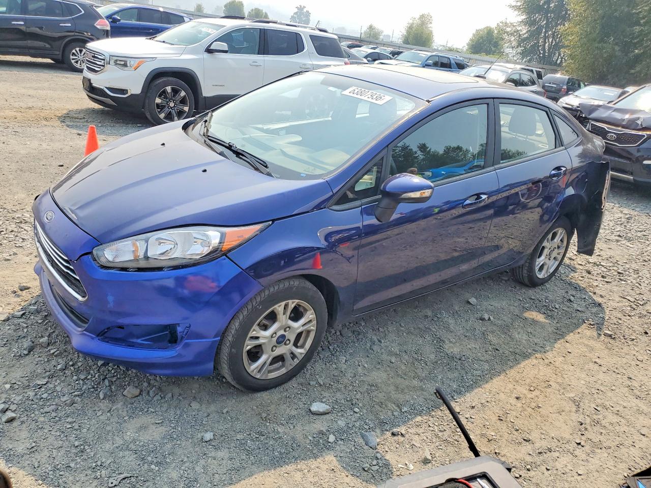 2016 Ford Fiesta SE, VIN 3FADP4BJ1GM167698 — Rear end