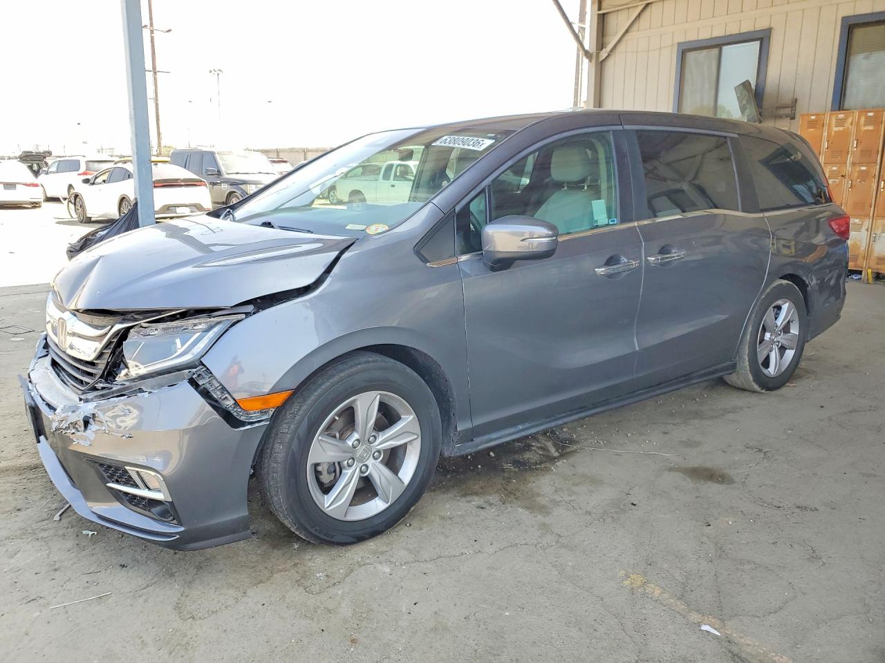2019 Honda Odyssey EX, VIN 5FNRL6H5XKB032346 — Перед