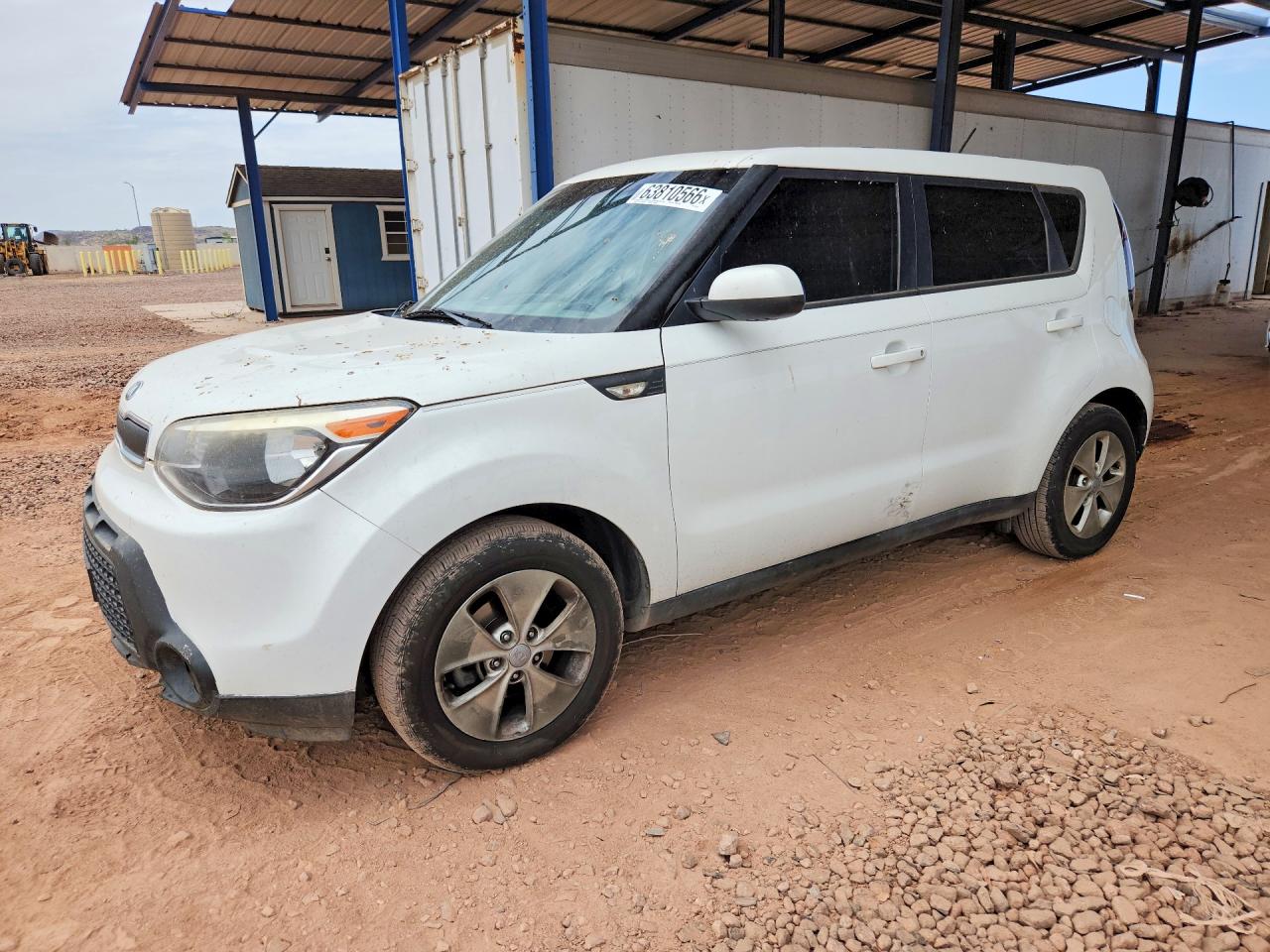 2014 Kia Soul, VIN KNDJN2A28E7021243 — Front end