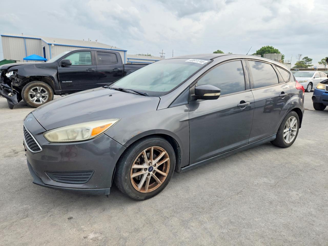 2017 Ford Focus SE, VIN 1FADP3K22HL246755 — Rear end