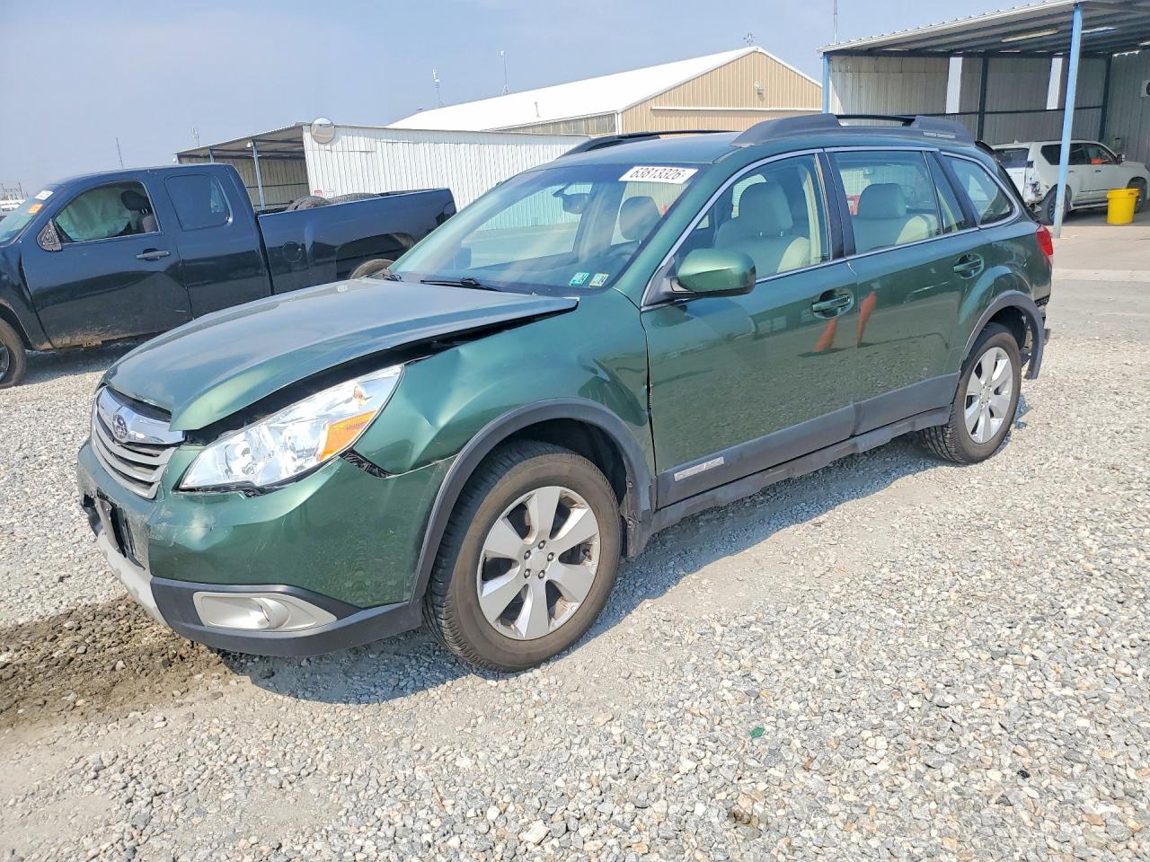 2012 Subaru Outback 2.5i, VIN 4S4BRBAC1C3255743 — Rear end