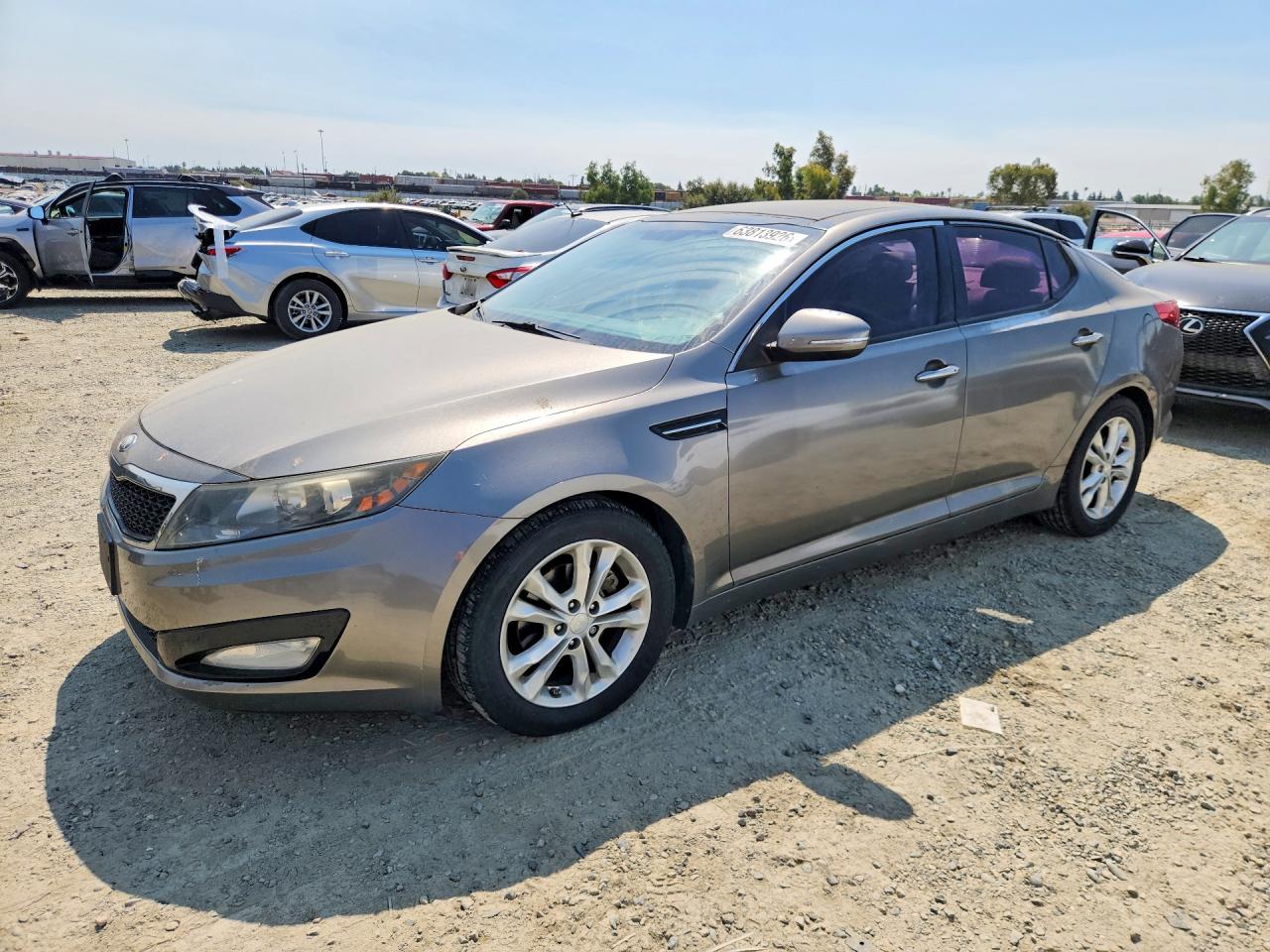 2013 Kia Optima EX, VIN 5XXGN4A77DG213079 — Крыша