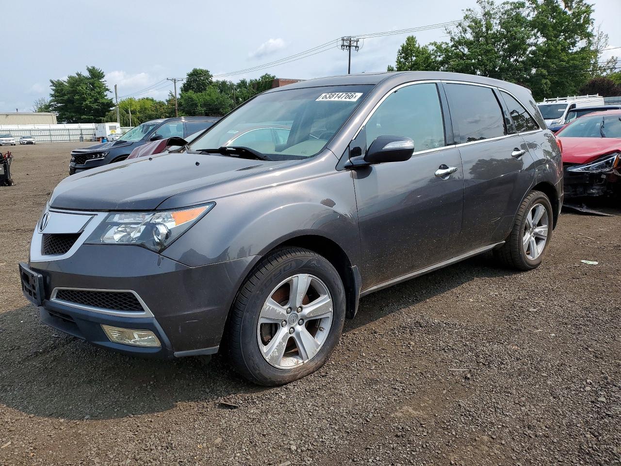 2011 Acura MDX Technology, VIN 2HNYD2H66BH510941 — Перед