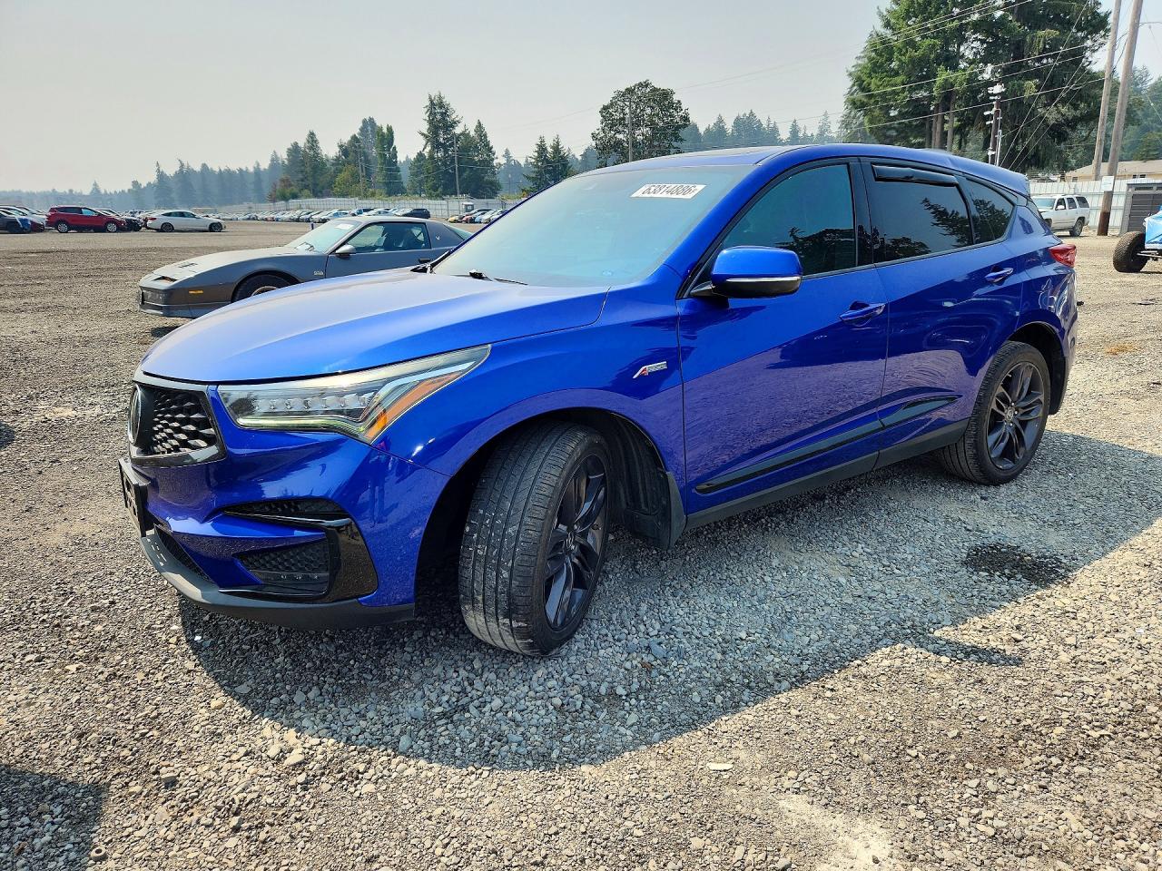 2021 Acura RDX w/A-Spec Package, VIN 5J8TC1H60ML019074 — Front end