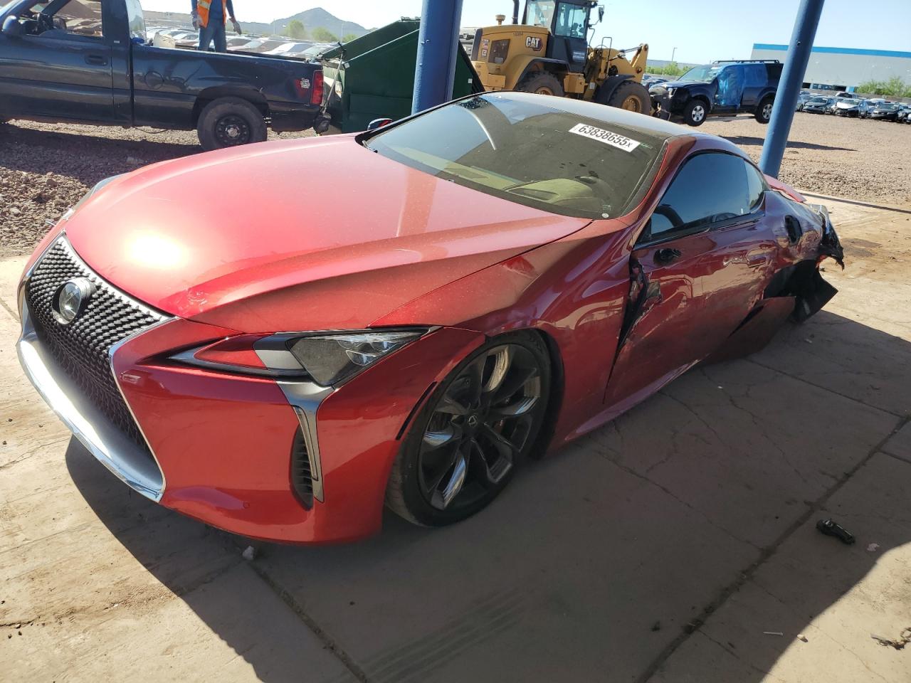 2024 Lexus LC 500h, VIN JTHBP5AY0RA107934 — Front end