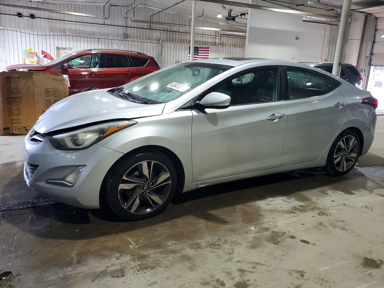 2014 Hyundai Elantra SE, VIN 5NPDH4AE6EH488795 — Front end