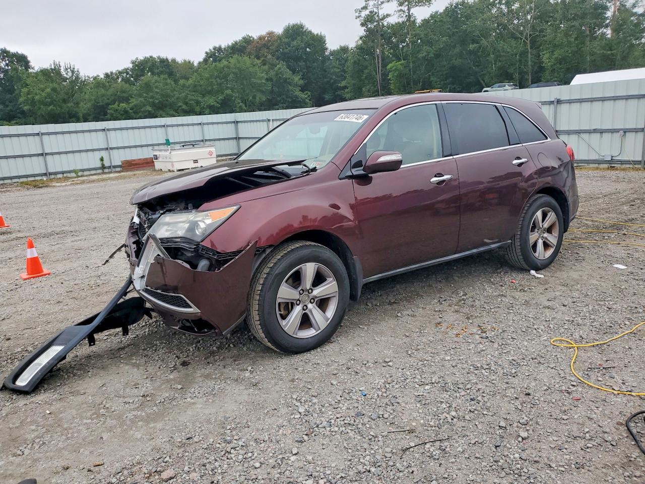 2013 Acura MDX Technology, VIN 2HNYD2H34DH518979 — Перед