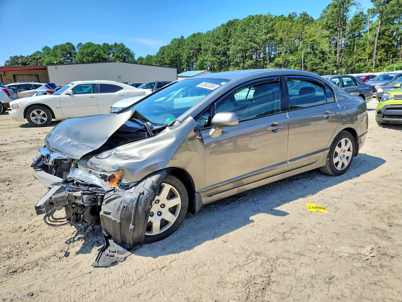 2007 Honda Civic LX, VIN 2HGFA16547H506888 — Перед