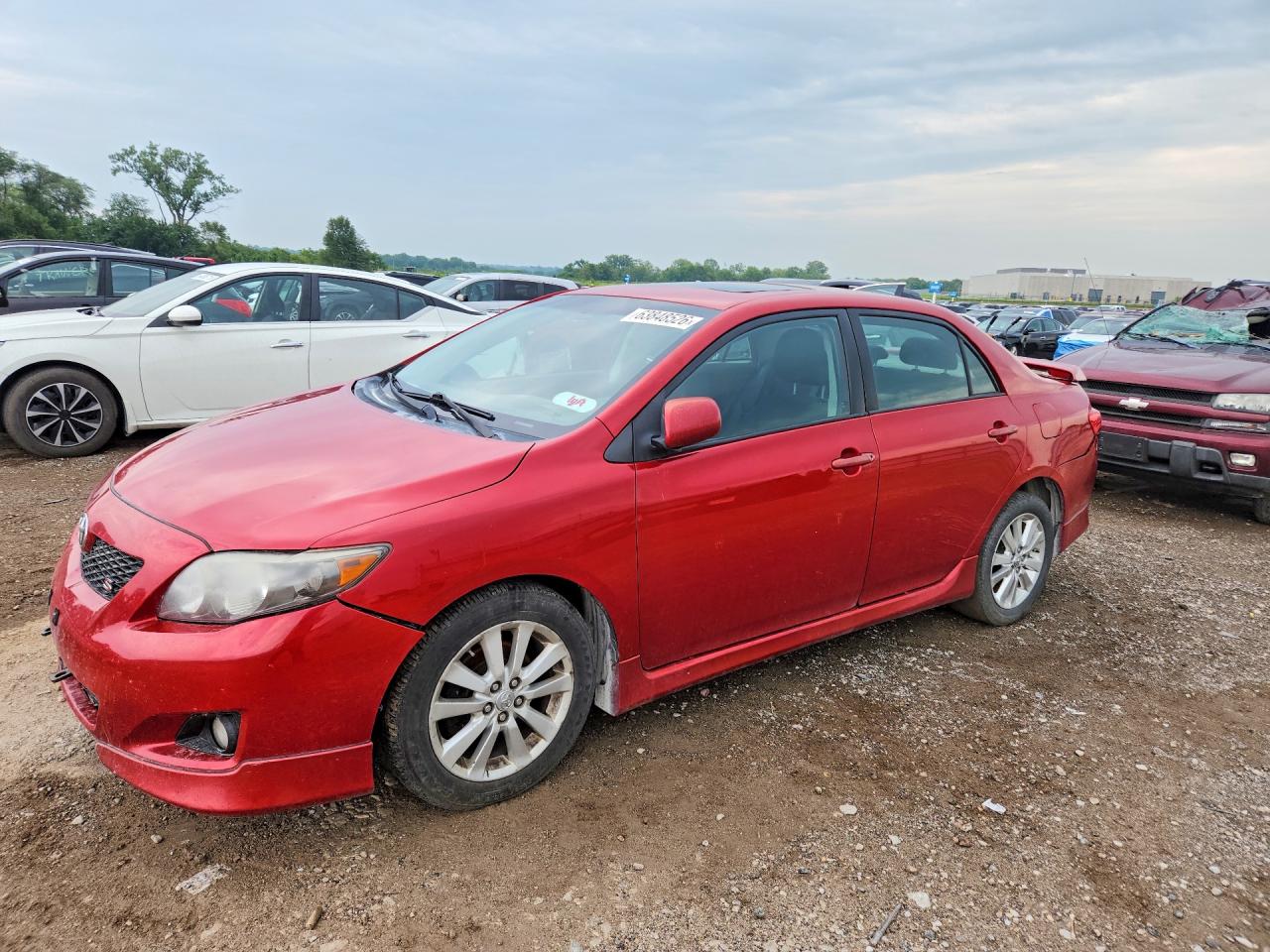 2010 Toyota Corolla S, VIN 2T1BU4EE7AC452897 — Front end