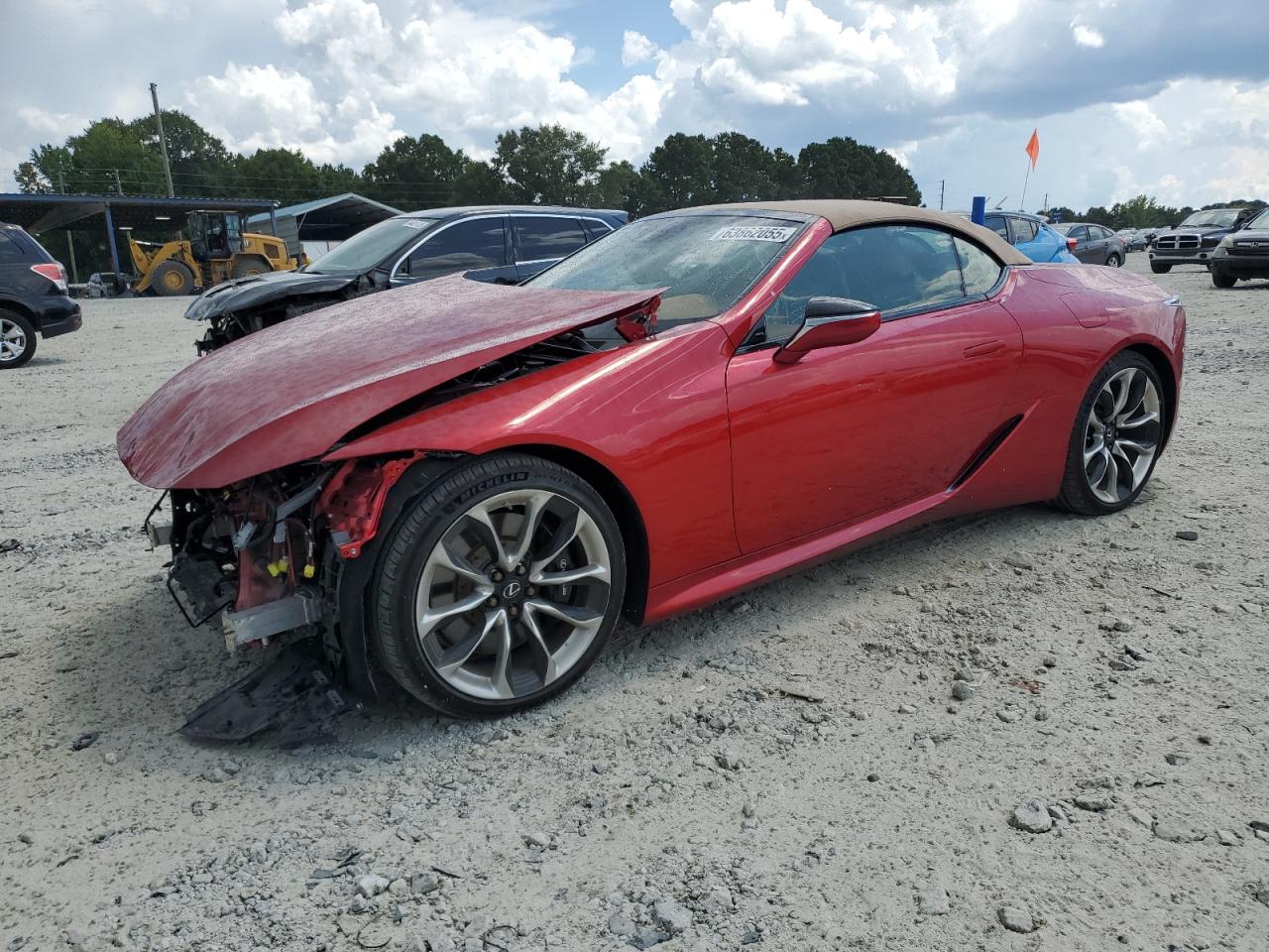 2021 Lexus LC 500h, VIN JTHKPAAYXMA103990 — Front end