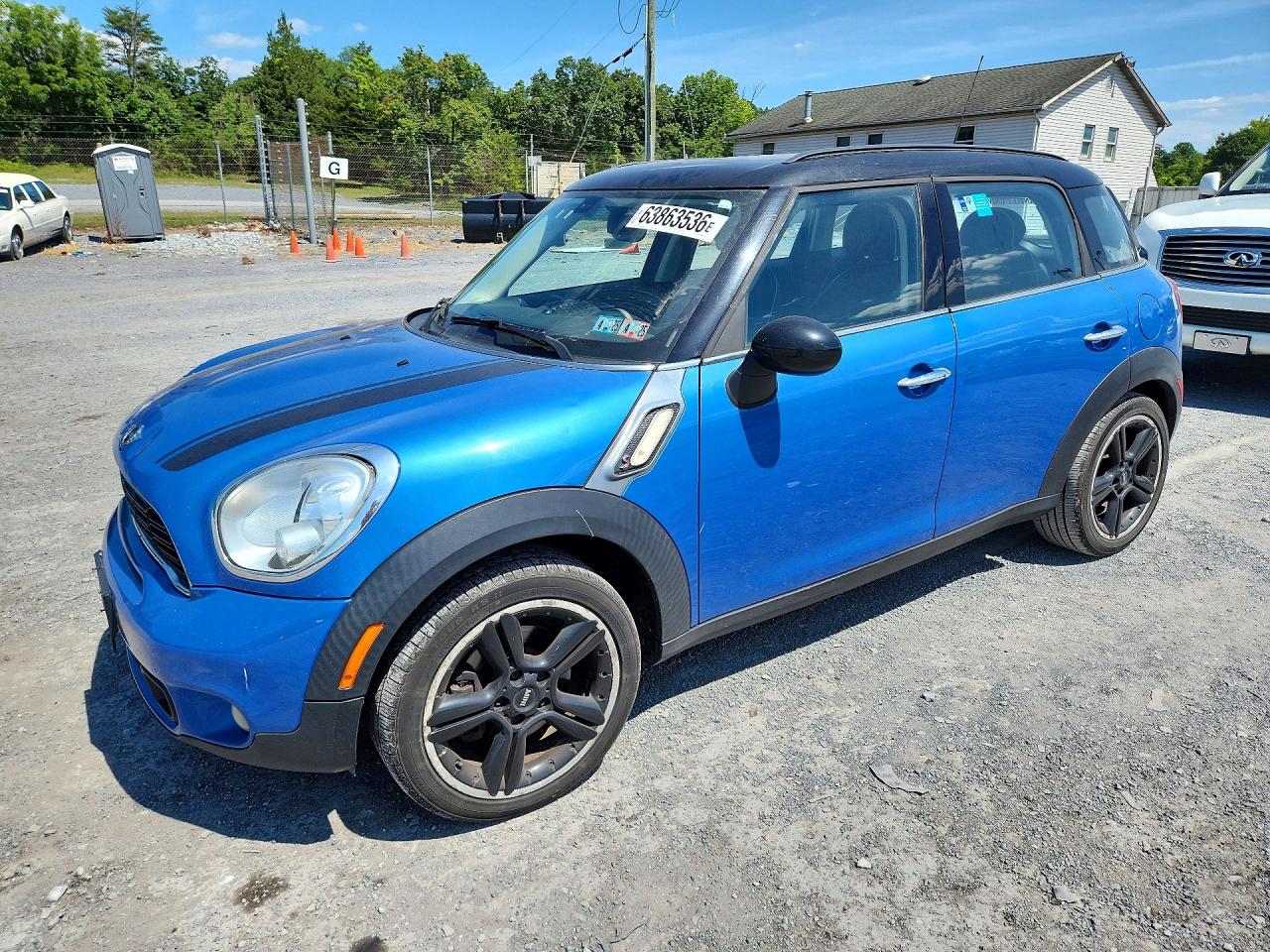 2012 MINI Countryman S, VIN WMWZC3C57CWM26953 — Front end