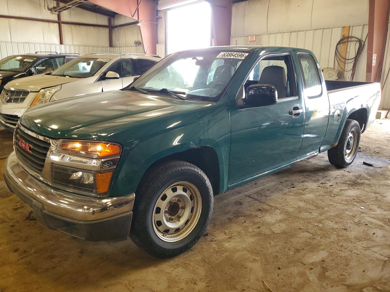 2012 GMC Canyon, VIN 1GTE5LFE9C8133891 — Днище