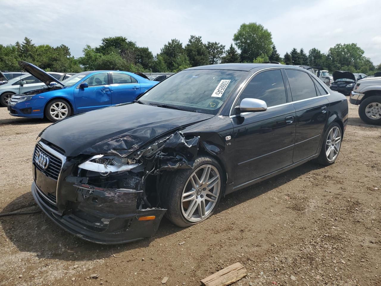 2008 Audi S4, VIN WAUGL78E48A157273 — Перед