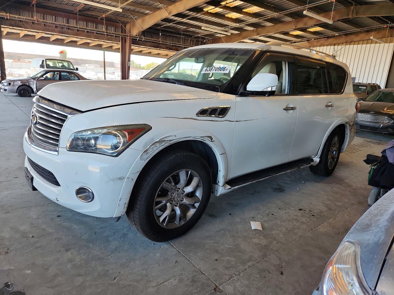 2011 Infiniti QX56 7-passenger, VIN JN8AZ2NE9B9000981 — Rear end