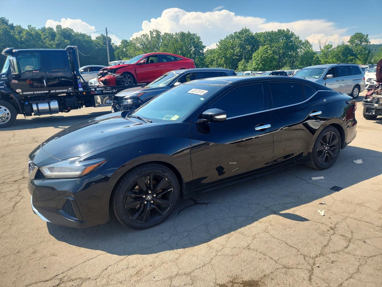 2019 Nissan Maxima SR, VIN 1N4AA6AV3KC370249 — Rear end