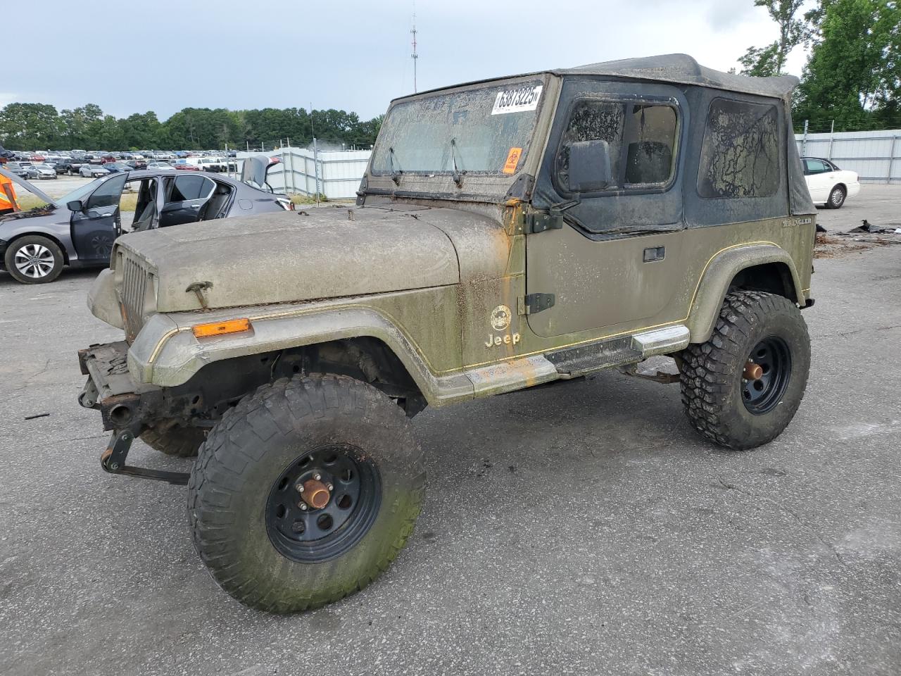 1989 Jeep Wrangler, VIN 2J4FY49T7KJ134187 — Minor dents and scratches