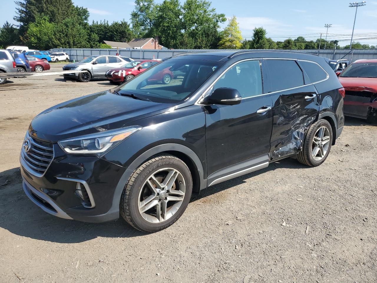 2017 Hyundai Santa Fe Limited Ultimate, VIN KM8SRDHF0HU235559 — Side