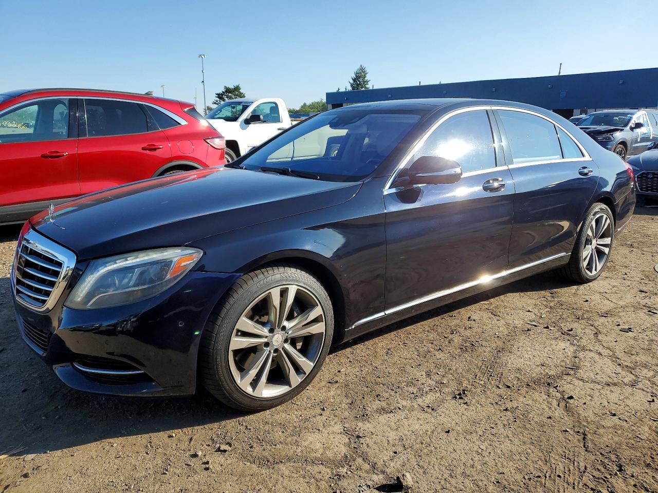 2015 Mercedes-Benz S 550, VIN WDDUG8FB3FA108142 — Front end