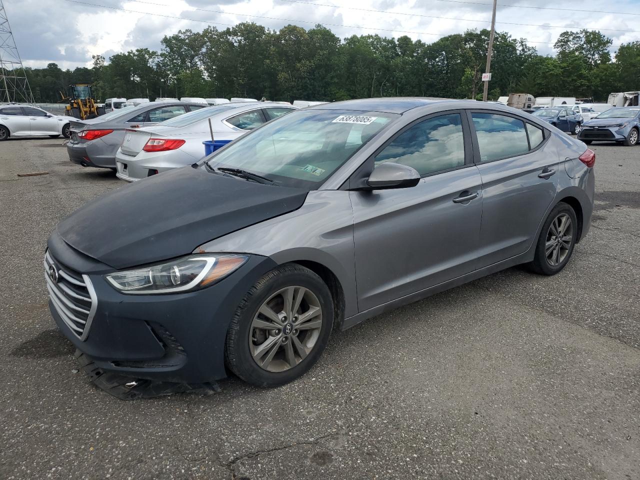 2018 Hyundai Elantra SEL, VIN 5NPD84LF4JH250637 — Partial repair