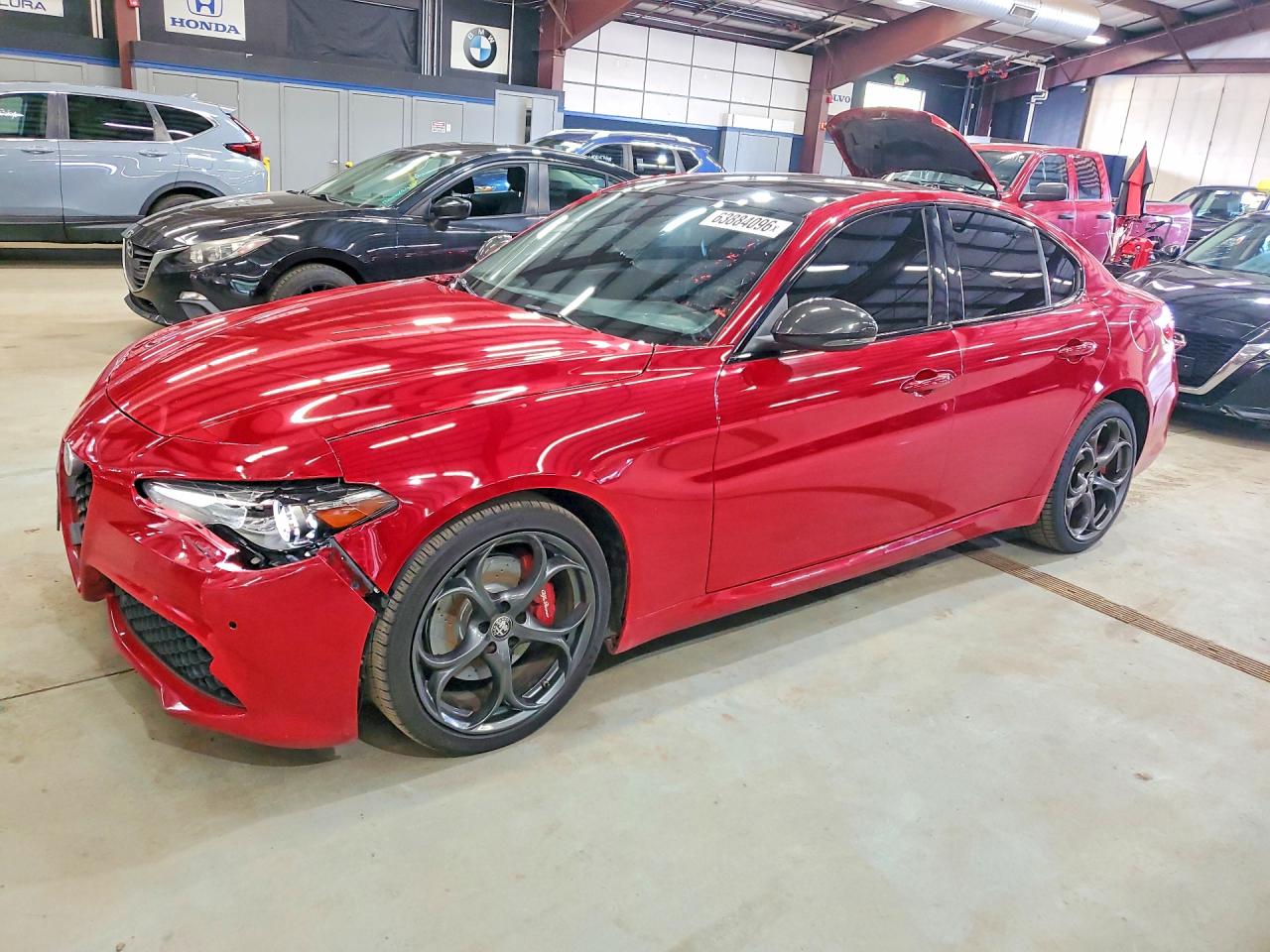 2019 Alfa Romeo Giulia Ti Sport, VIN ZARFANBN6K7612720 — Front end