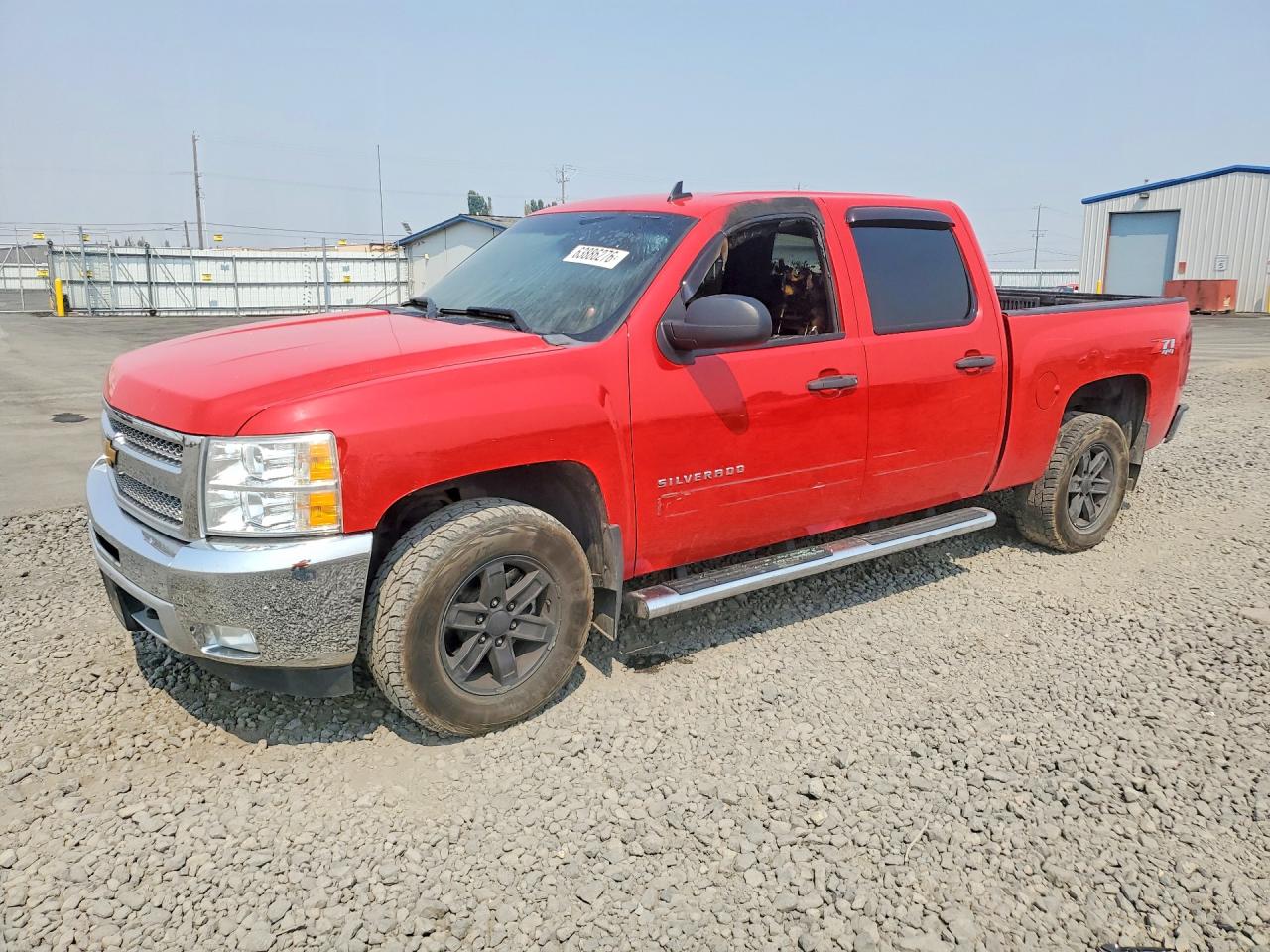 2012 Chevrolet Silverado 1500 LT, VIN 1GCPKSE77CF239797 — Interior fire