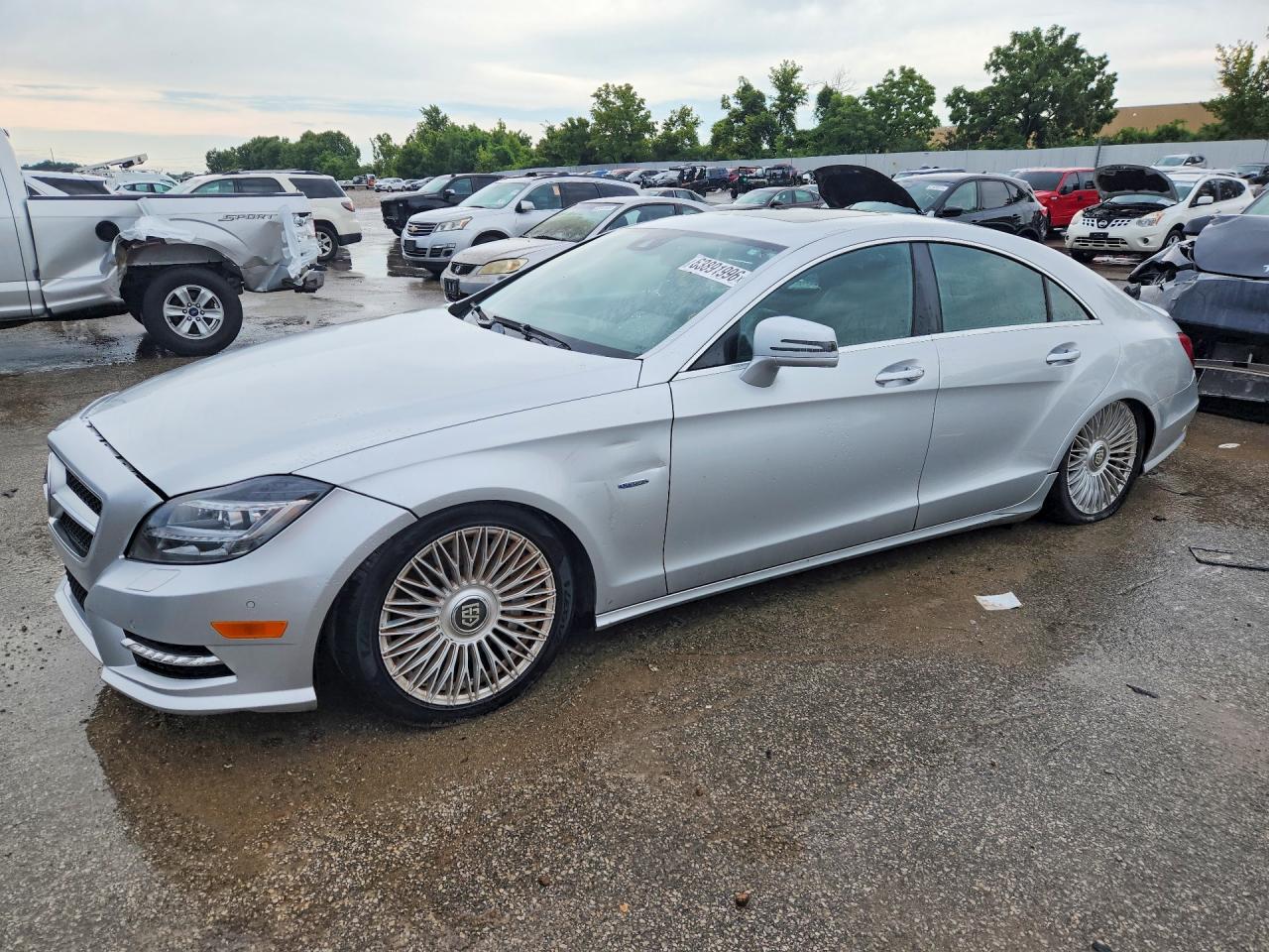 2012 Mercedes-Benz CLS 550, VIN WDDLJ9BB7CA046619 — Undercarriage
