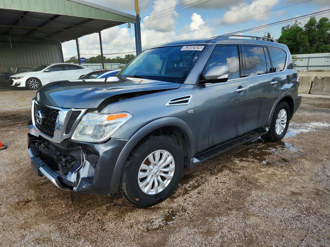 2018 Nissan Armada SV, VIN JN8AY2ND6J9052657 — Перед
