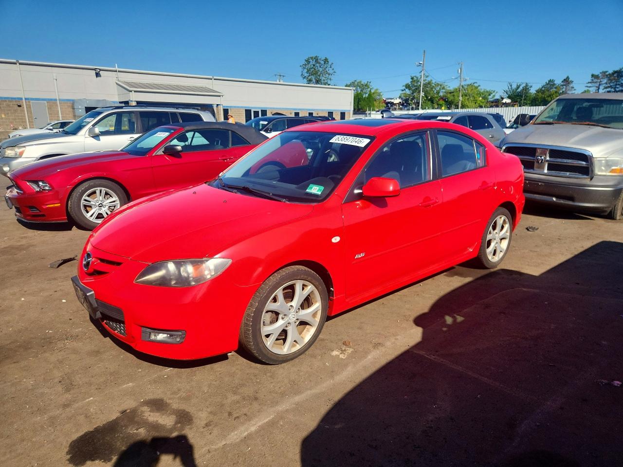 2007 Mazda 3 S Grand Touring, VIN JM1BK324171717791 — Front end