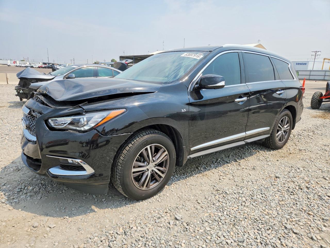2017 Infiniti QX60, VIN 5N1DL0MM8HC522449 — Перед
