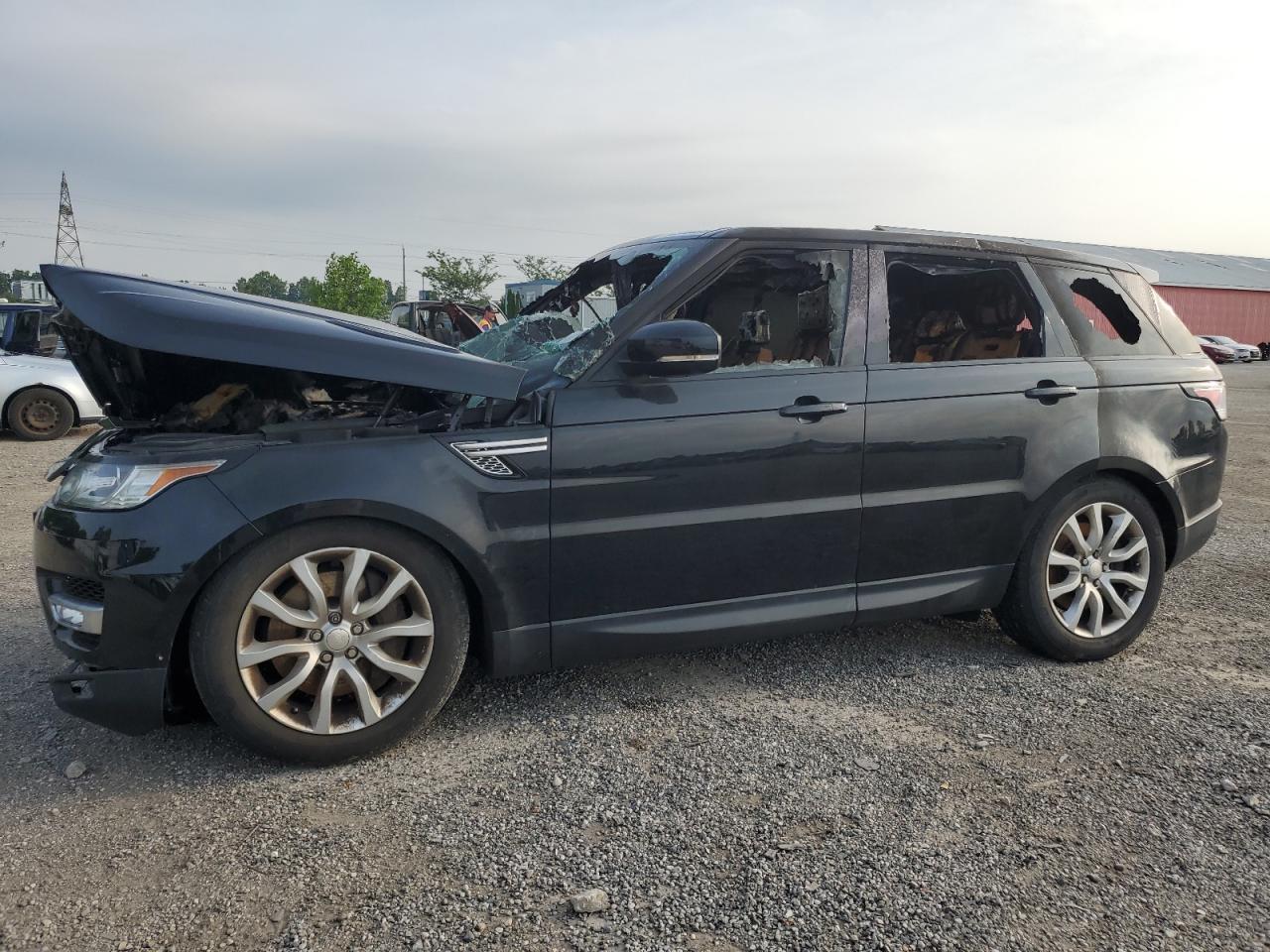 2014 Land Rover Range Rover Sport Supercharged, VIN SALWR2TF2EA359372 — Пожар в салоне
