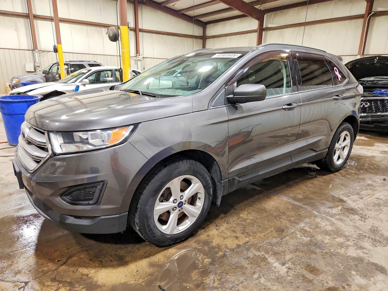 2015 Ford Edge SE, VIN 2FMTK4G8XFBC21702 — Rear end