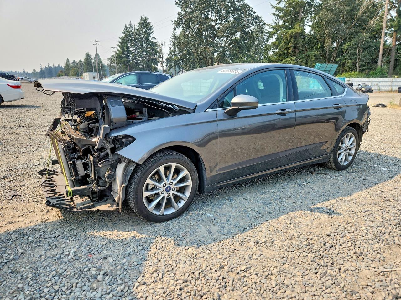 2017 Ford Fusion SE, VIN 3FA6P0H76HR356185 — Front end