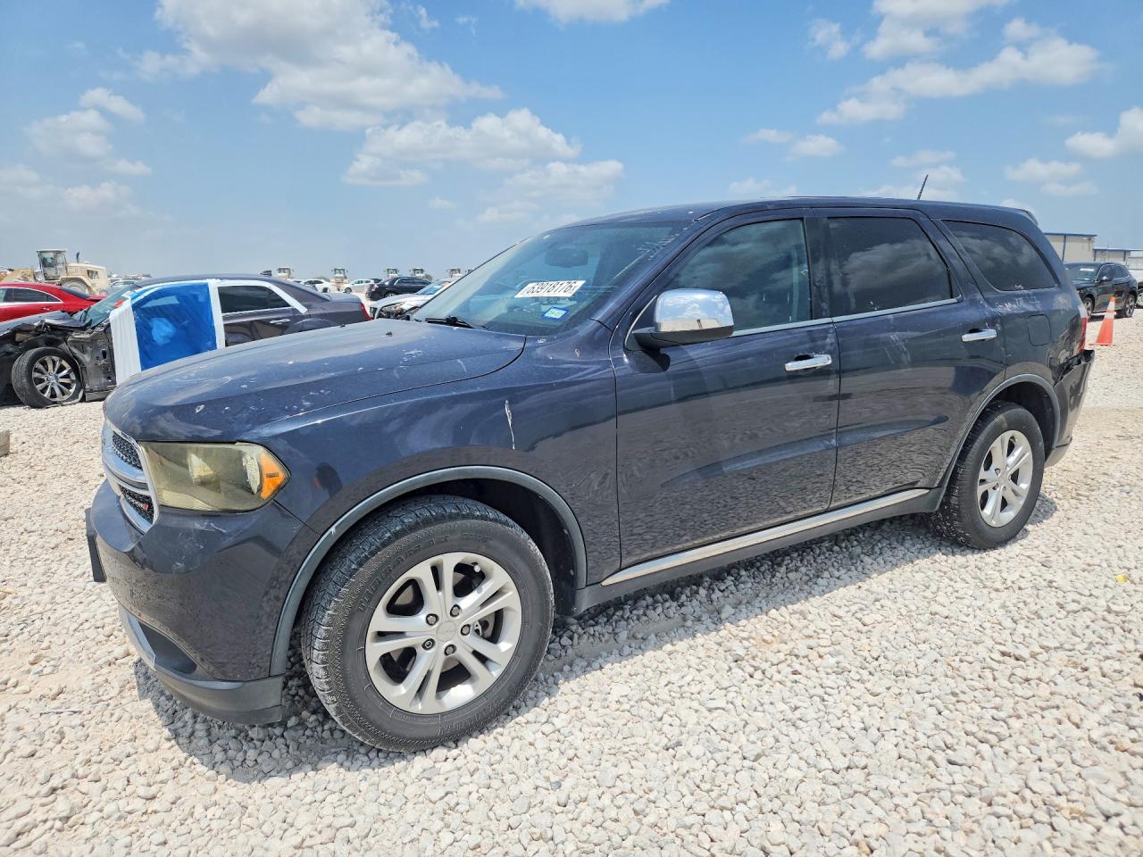 2013 Dodge Durango SXT, VIN 1C4RDHAG1DC651051 — Rear end