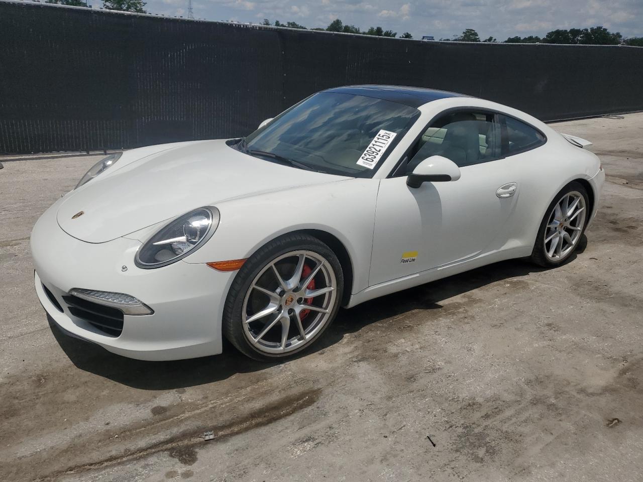 2013 Porsche 911 Carrera S, VIN WP0AB2A98DS123143 — Вода / потоп