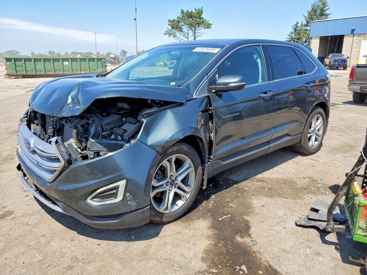 2015 Ford Edge Titanium, VIN 2FMTK3K97FBC06617 — Перед