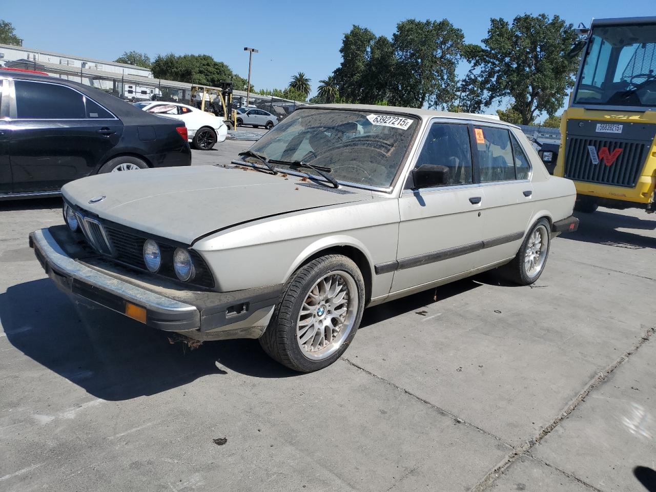 1986 BMW 528 - 533 - 633 - 733 528E, VIN WBADK7300G9652328 — Auction photo