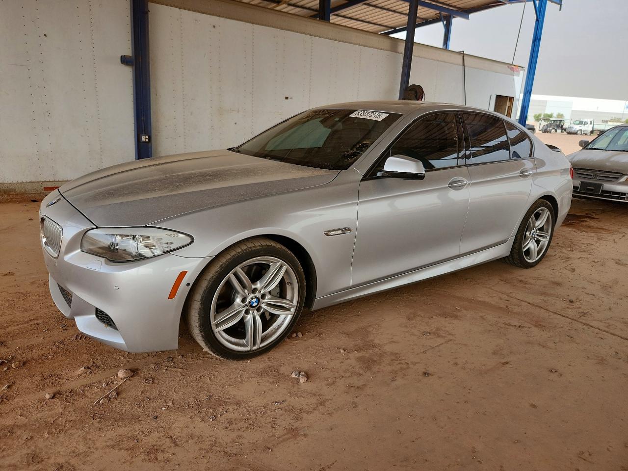 2013 BMW 5 Series 550i, VIN WBAFR9C51DDX80274 — Зад