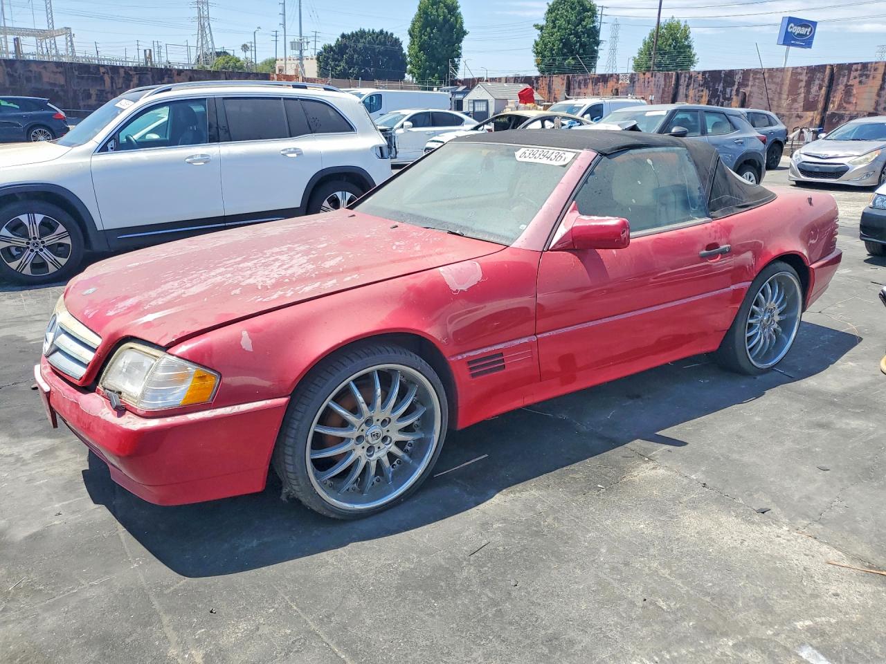 1995 Mercedes-Benz SL 5.0L, VIN WDBFA67E1SF118598 — Front end