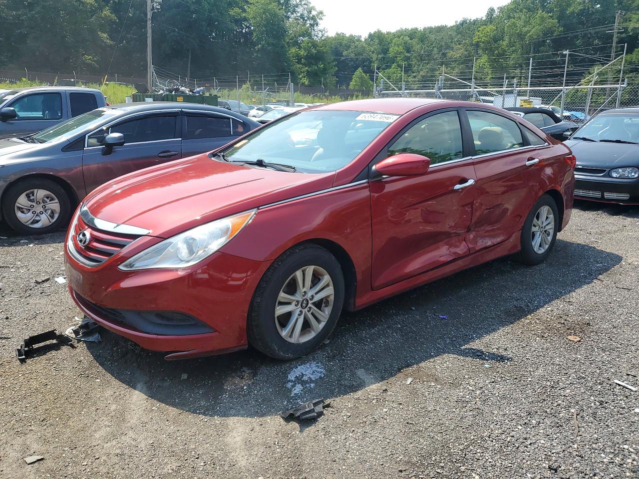 2014 Hyundai Sonata GLS, VIN 5NPEB4AC2EH944831 — Side
