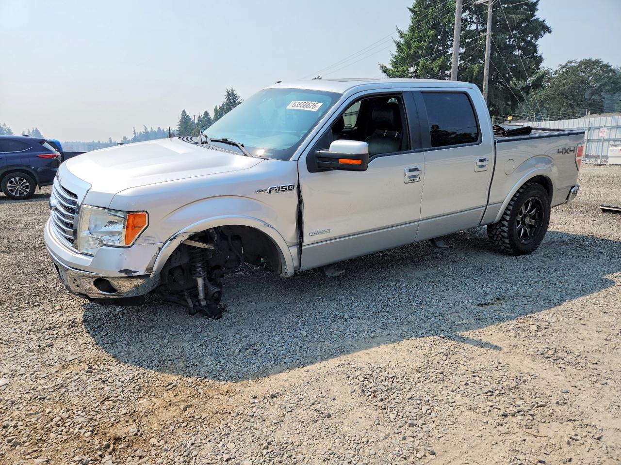 2014 Ford F-150 Lariat, VIN 1FTFW1ET5EKD81941 — Днище