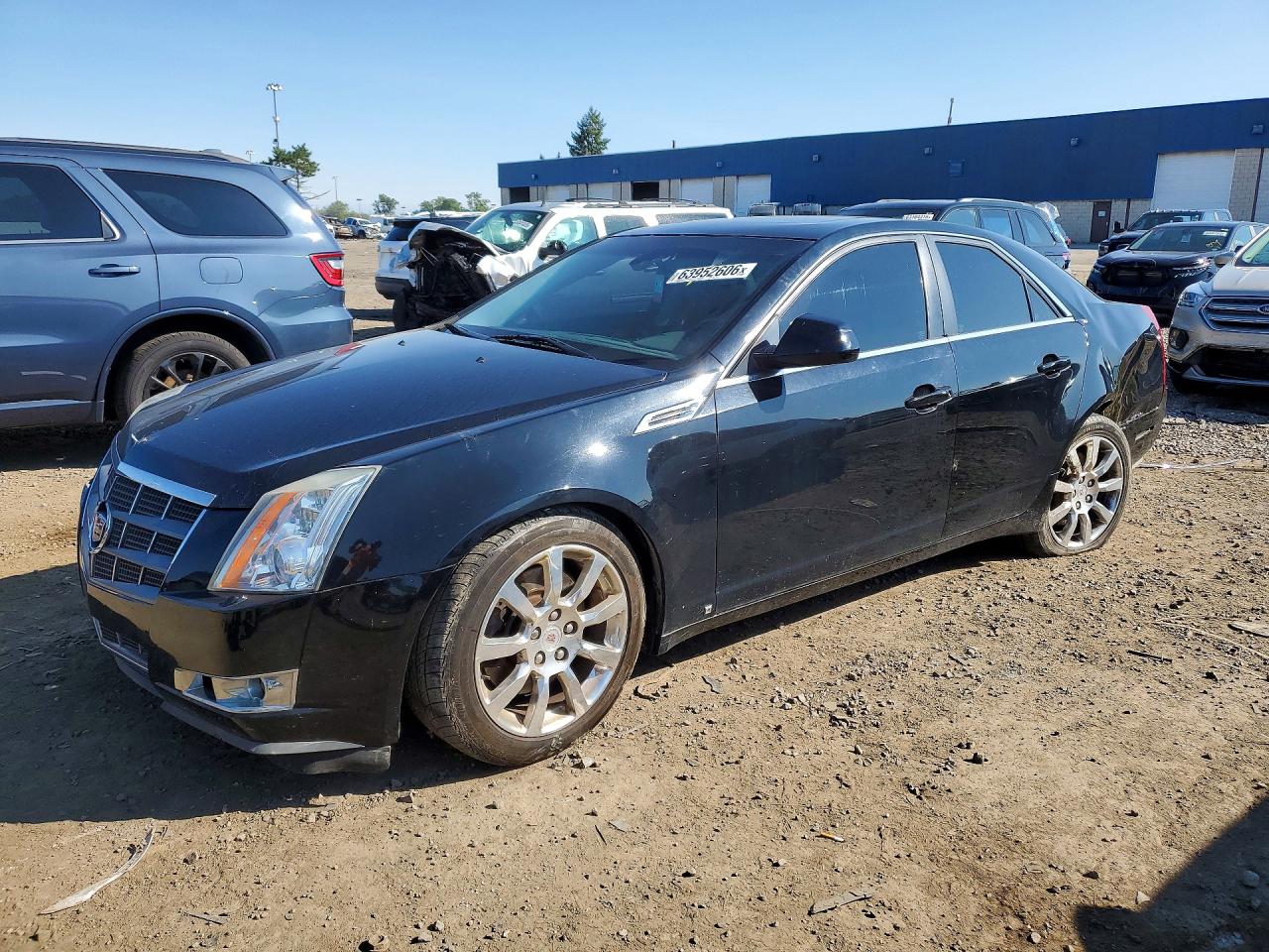 2008 Cadillac CTS AWD, VIN 1G6DT57V380164199 — Зад