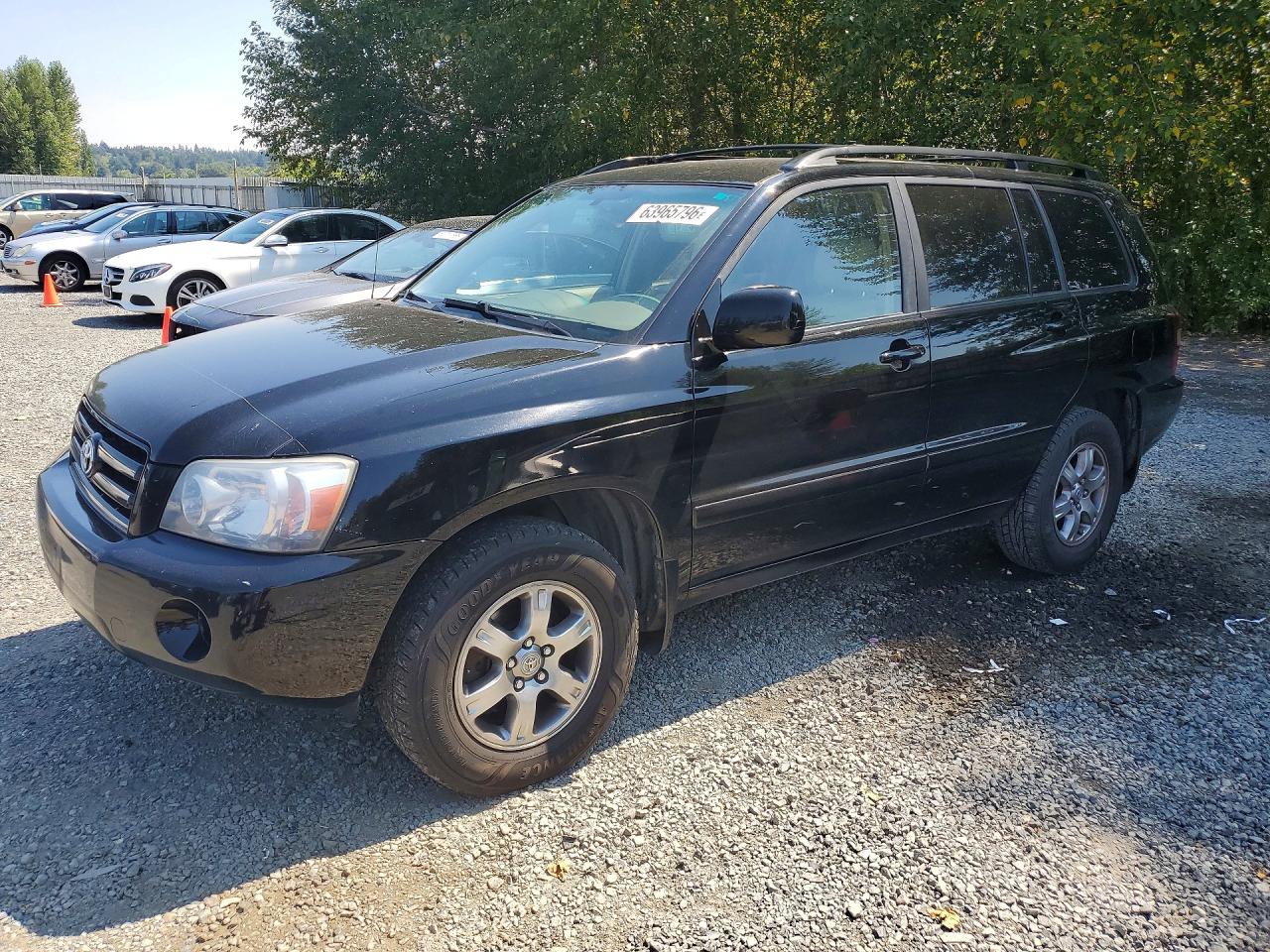2004 Toyota Highlander, VIN JTEGP21A340003036 — Rear end