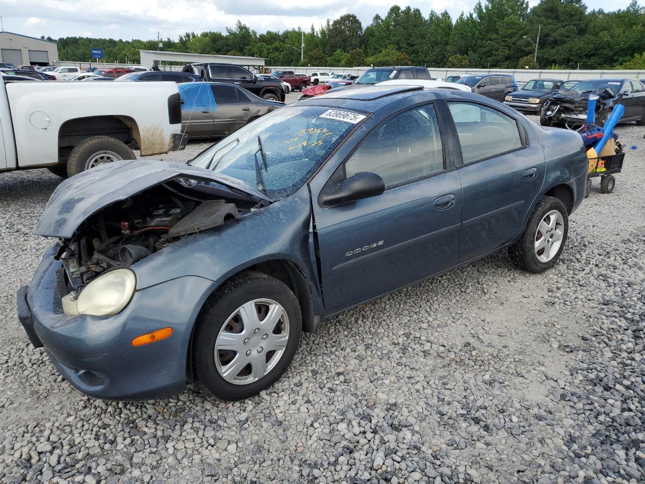 2001 Dodge Neon Highline, VIN 1B3ES46C11D178200 — Front end