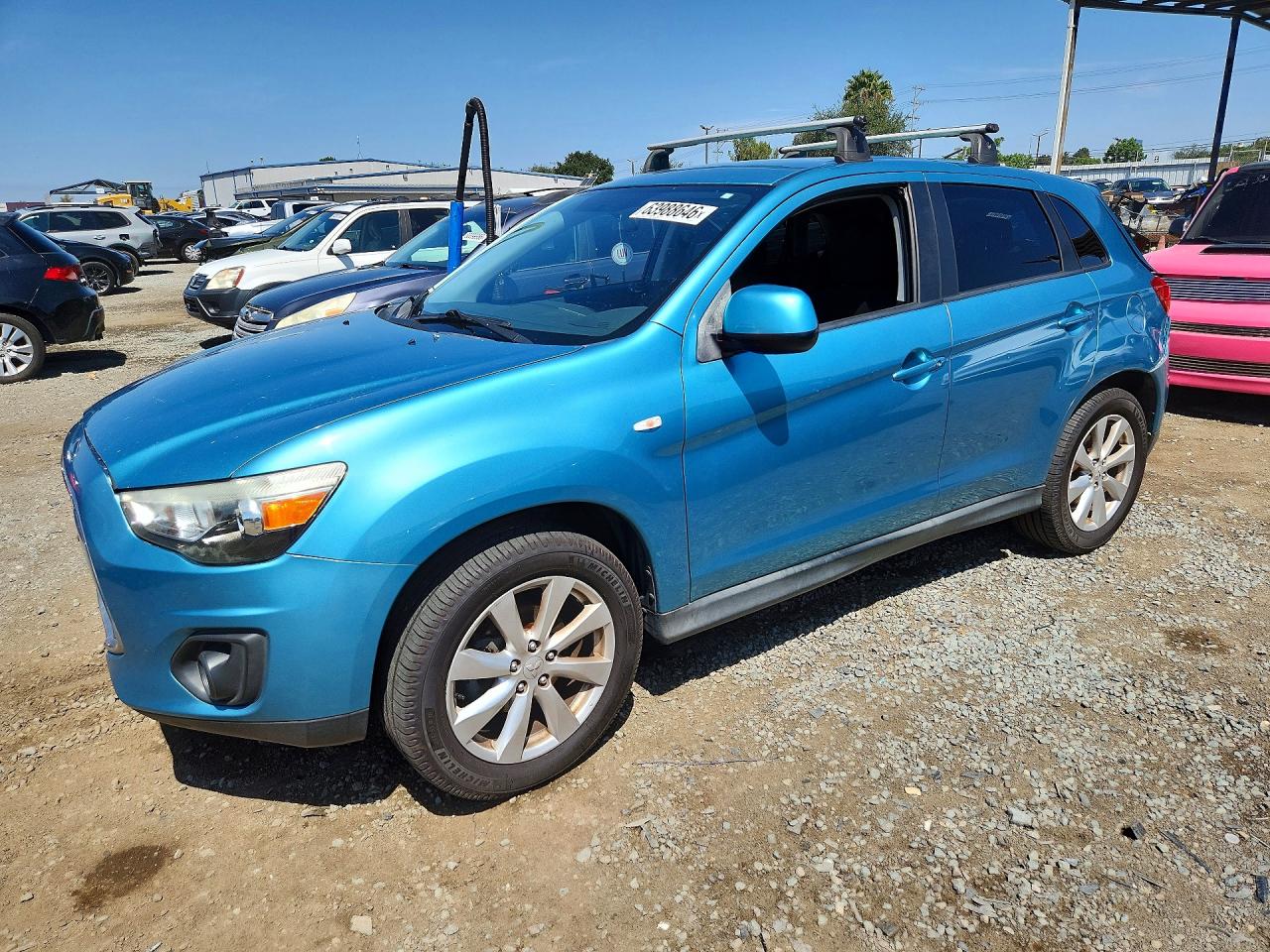 2013 Mitsubishi Outlander ES, VIN 4A4AP3AUXDE003749 — Rear end