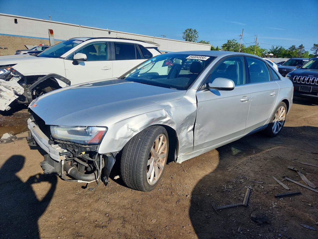 2013 Audi A4 Premium Plus, VIN WAUHFAFLXDN028001 — Перед