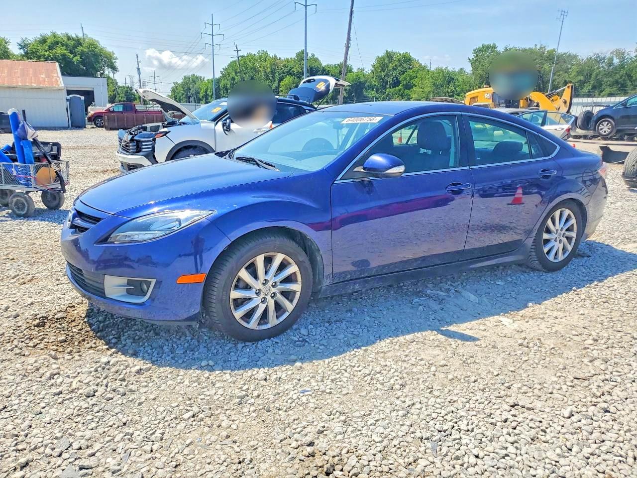 2011 Mazda 6 i Grand Touring, VIN 1YVHZ8CHXB5M15674 — Rear end