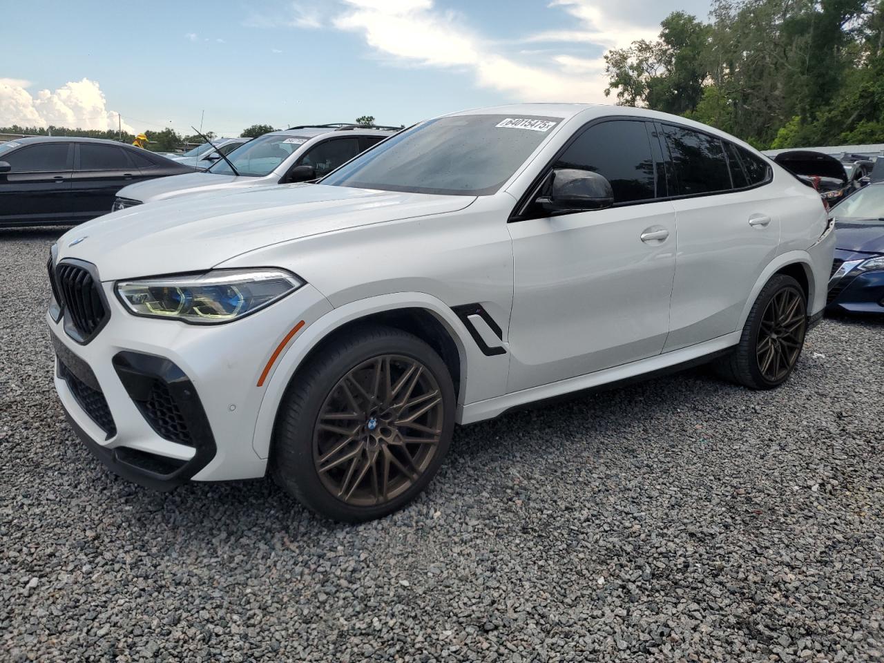 2020 BMW X6 M Competition, VIN 5YMCY0C04L9B05670 — Rear end