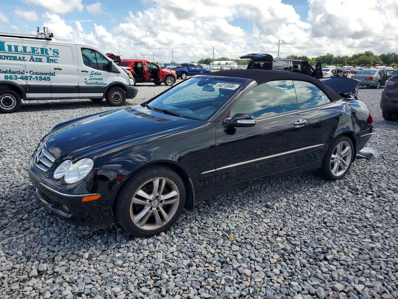 2006 Mercedes-Benz CLK 350, VIN WDBTK56H36F194447 — Зад