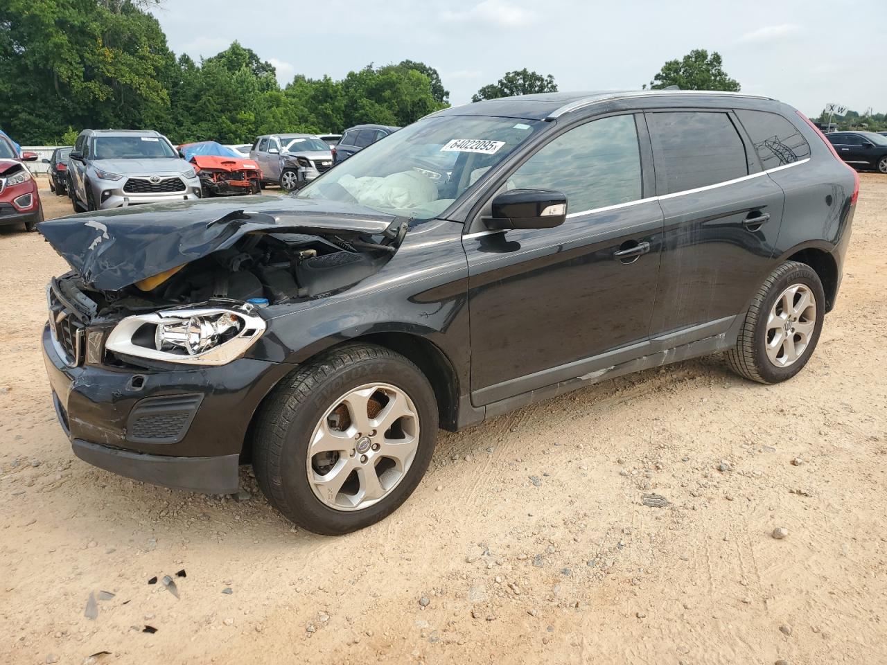 2013 Volvo XC60 3.2L, VIN YV4952DL2D2405163 — Interior fire
